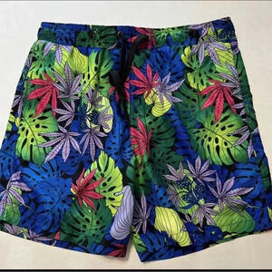 Kronic Prints Men’s Swim trunks by Drill Clothing Size Medium FREE T-SHIRT